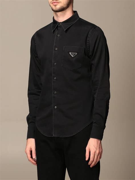 prada shirts men's|prada cettire men's shirt.